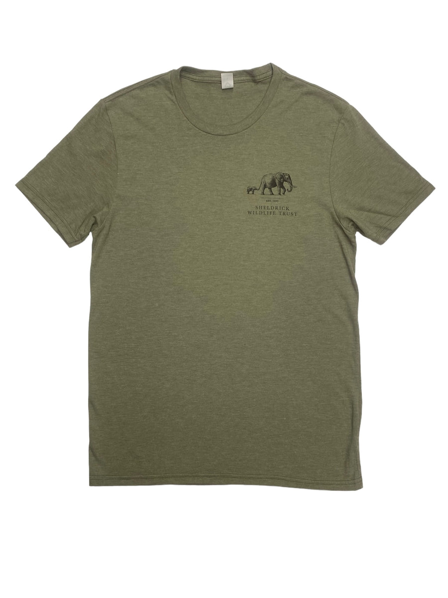 Olive Green Eco T-Shirt – Sheldrick Wildlife Trust USA