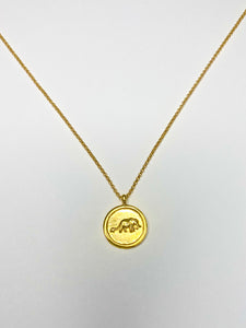 Gold Plated SWT Logo Pendant Necklace