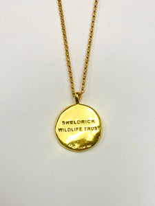 Gold Plated SWT Logo Pendant Necklace