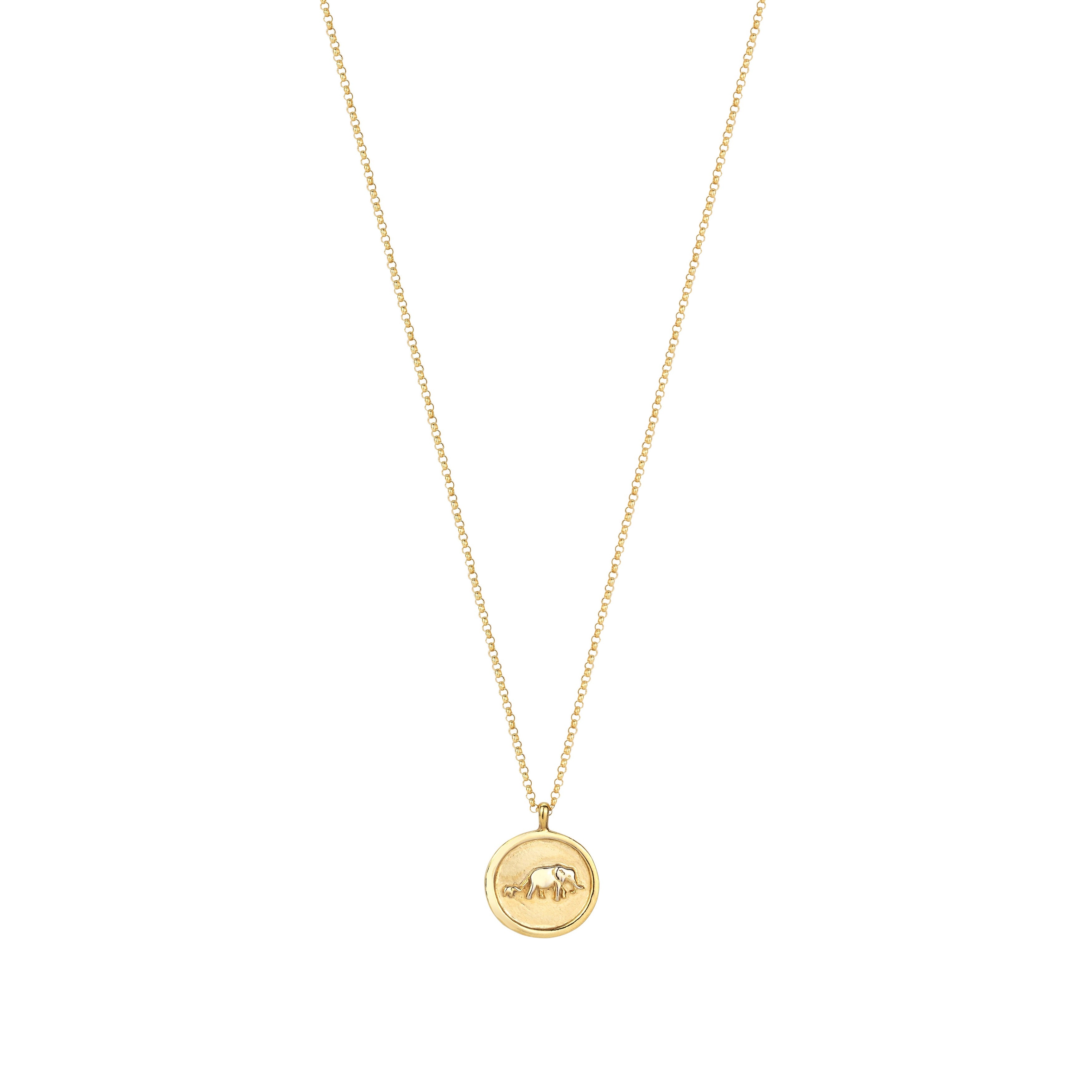 Gold Plated SWT Logo Pendant Necklace