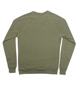 Green Eco Fleece Crewneck Sweatshirt