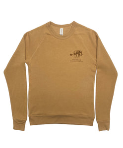Camel Eco Fleece Crewneck Sweatshirt