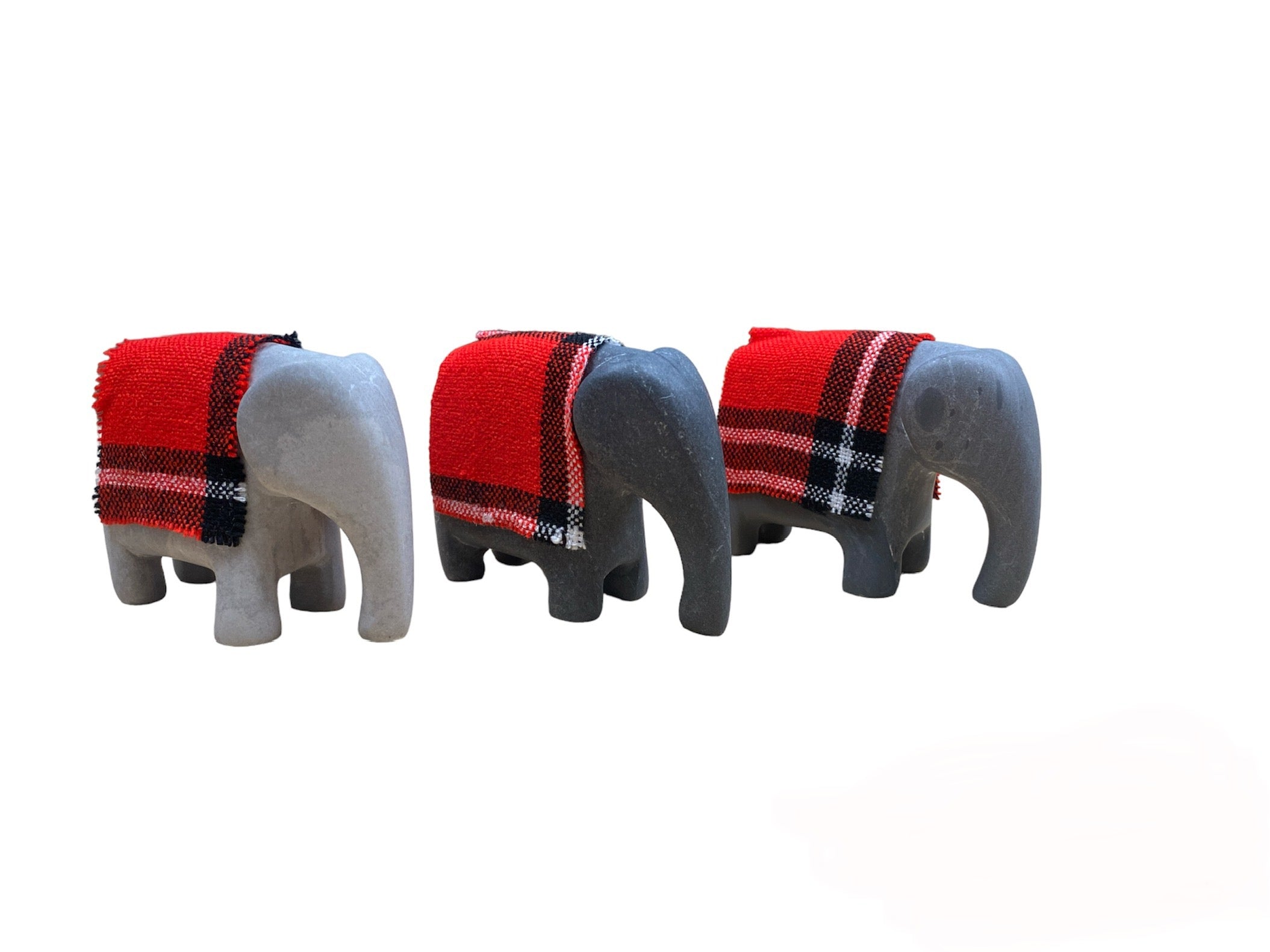 Soapstone Orphan Elephant Sculpture- Made in Kenya