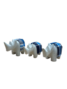 Soapstone Orphan Rhino Sculpture