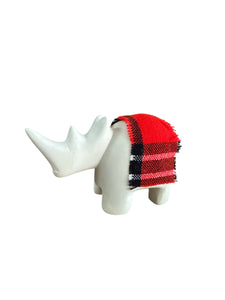 Soapstone Orphan Rhino Sculpture