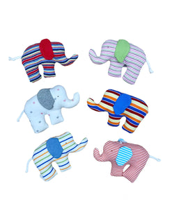 Organic Cotton Scrappy Elephants