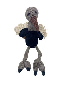 Hand Knitted Ostrich